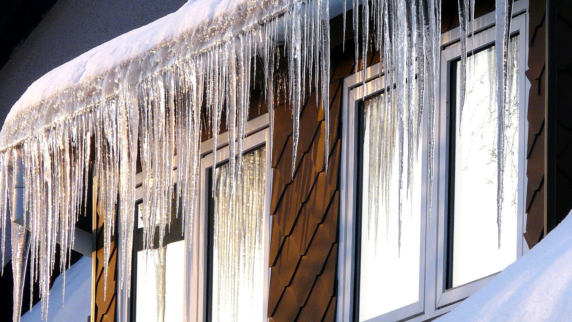 Icicles on Roof
